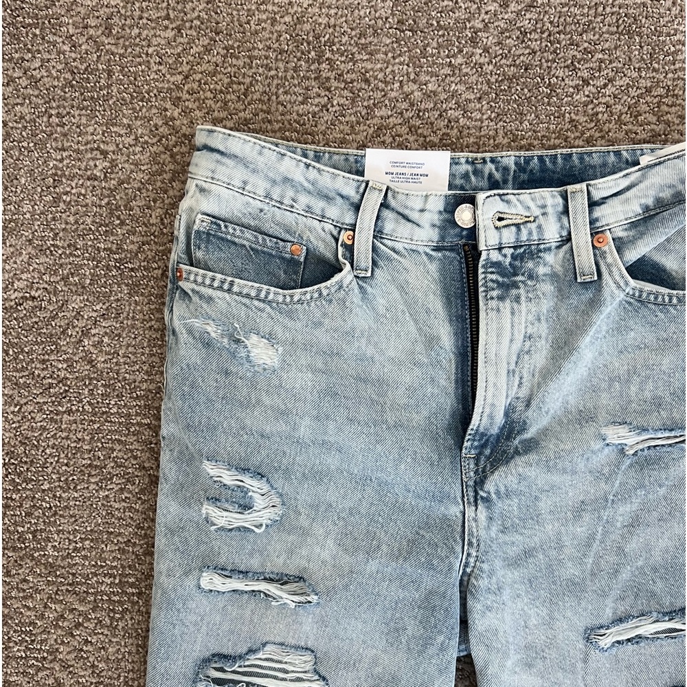 ripped mom jeans